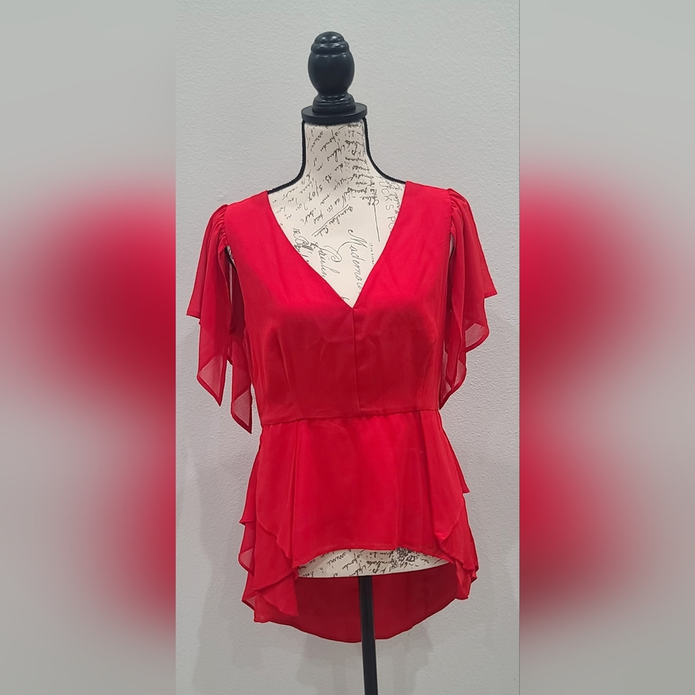 Bebe Vibrant Red Dress